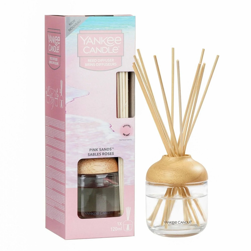 75465131705050598 Reed Diffuser pałeczki zapachowe z dyfuzorem Pink Sands 120ml - obrazek 1