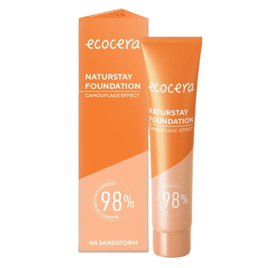 75485501708312745 Naturstay Foundation naturalny podkład kryjący N4 Sandstorm 30ml - obrazek 1