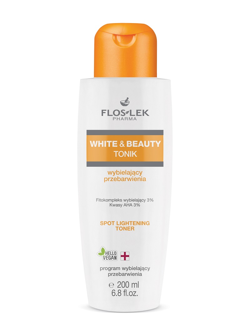75506571622090140 White & Beauty tonik wybielający przebarwienia 200ml - obrazek 1