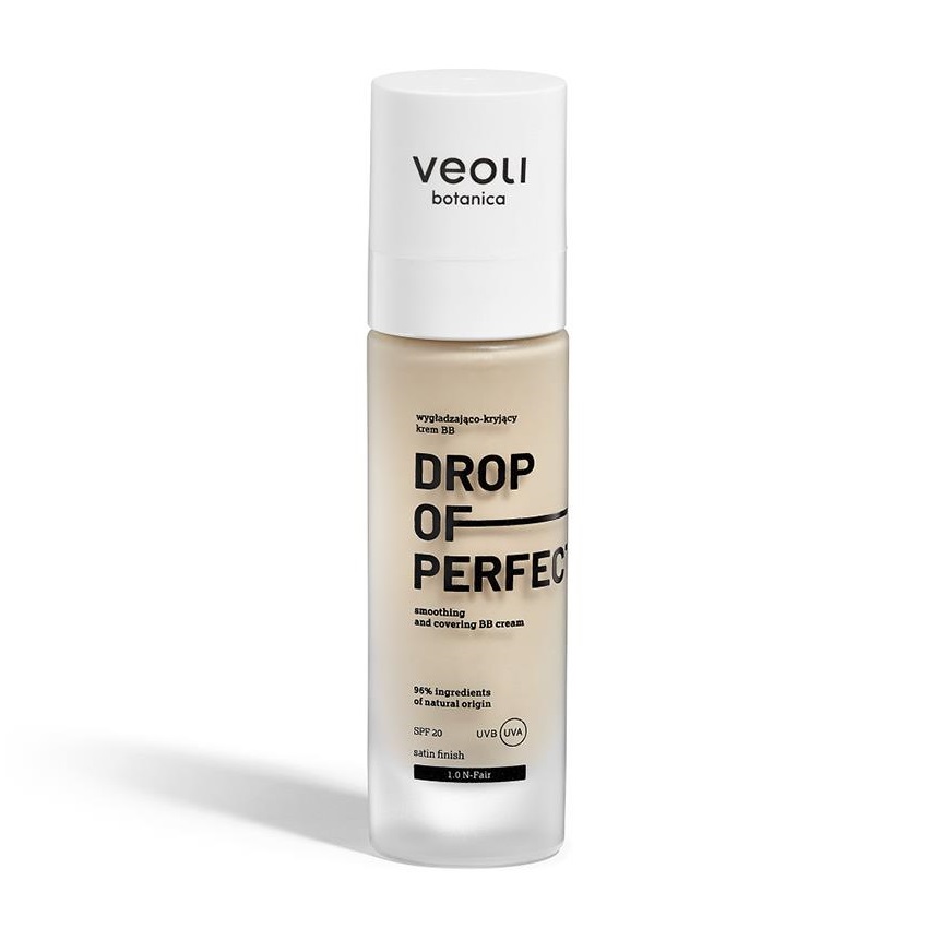 75593141739519735 Drop Of Perfection SPF20 wygładzająco-kryjący krem BB o lekkiej formule 1.0 N Fair 30ml - obrazek 1