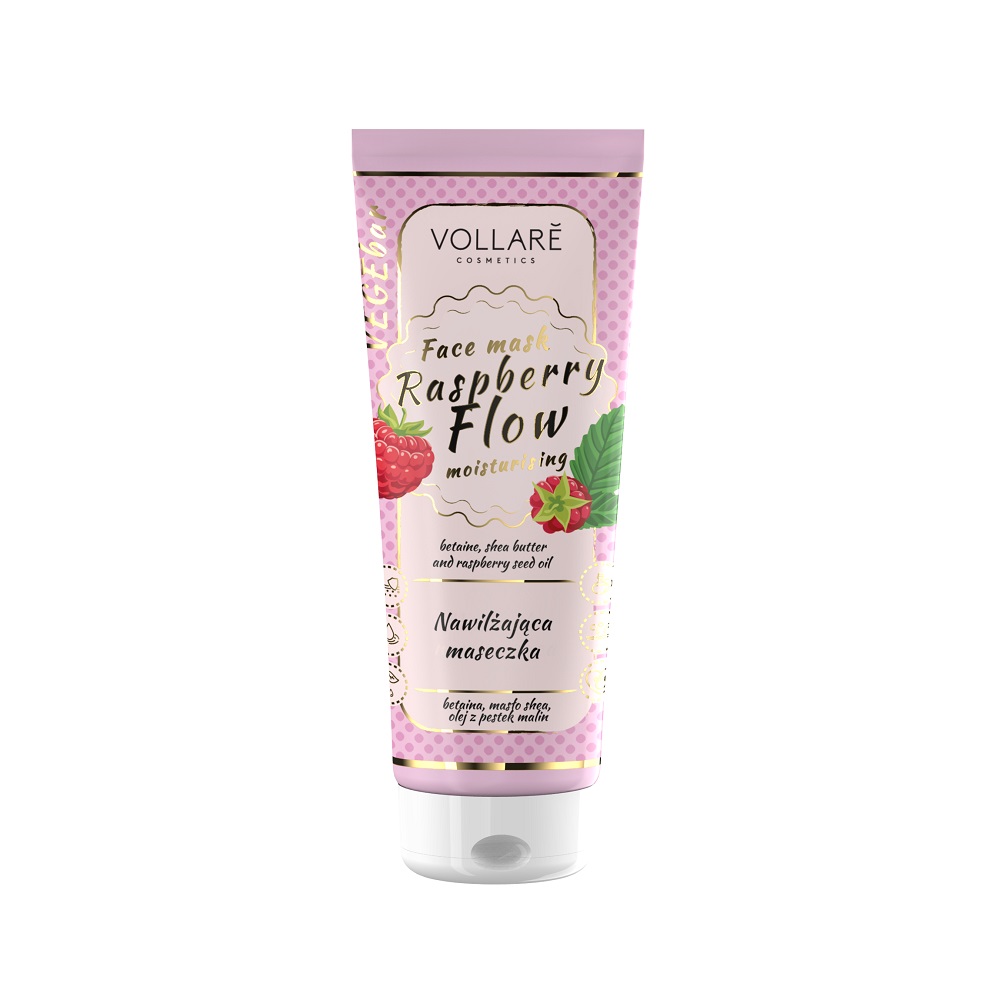 75668821642417248 VEGEbar Raspberry Flow nawilżająca maseczka do twarzy 100ml - obrazek 1