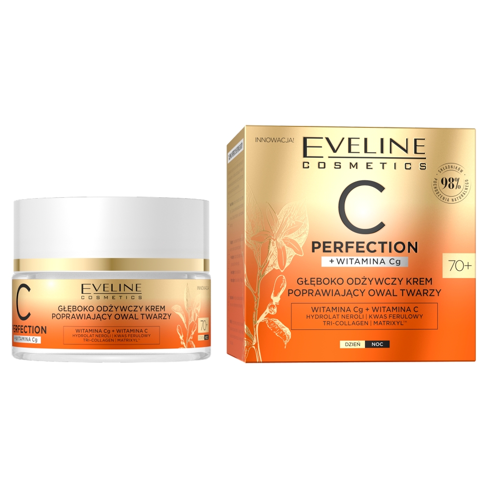 75716471680670812 C-Perfection głęboko odżywczy krem poprawiający owal twarzy 70+ 50ml - obrazek 1