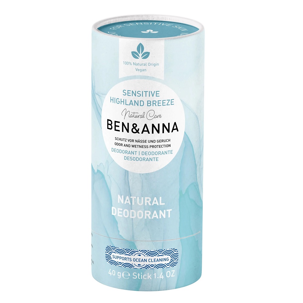 75780591688665476 Natural Deodorant naturalny dezodorant bez sody Sensitive Highland Breeze 40g - obrazek 1