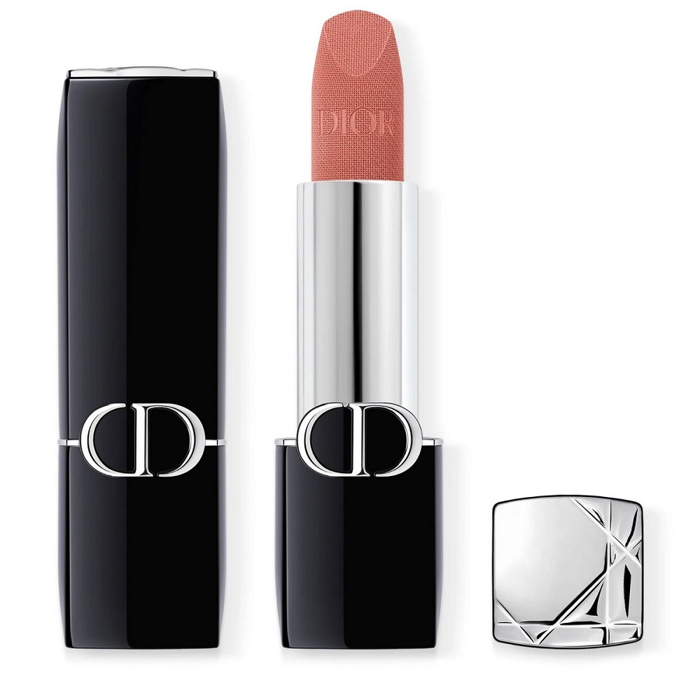 75918951752141399 Rouge Dior Velvet długotrwała pomadka do ust 100 Nude Look 3.5g - obrazek 1
