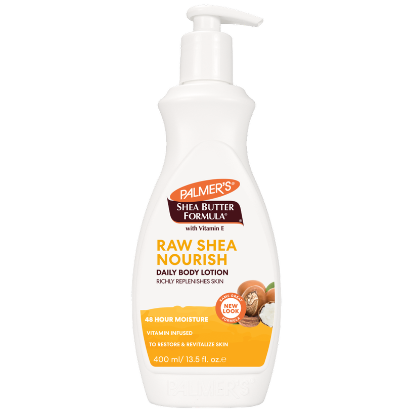 7599321664448870 Shea Formula Raw Shea Body Lotion pielęgnacyjny balsam do ciała z masłem shea 400ml - obrazek 1
