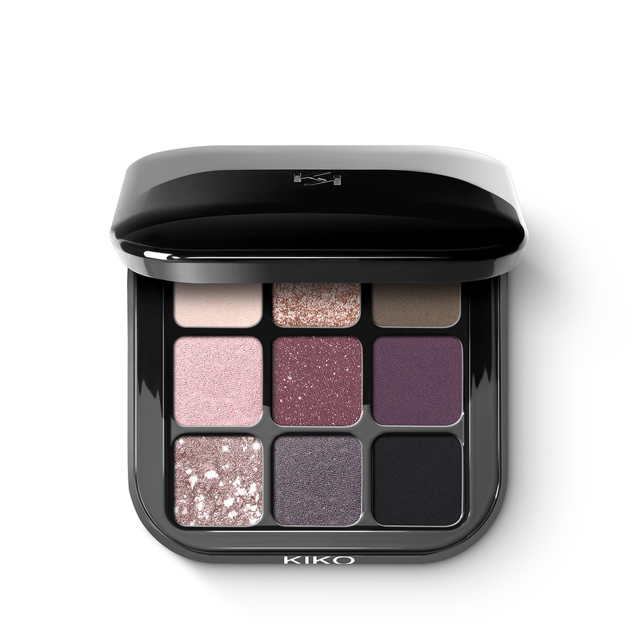 KM000000226004B Glamour Multi Finish Eyeshadow Palette paleta 9 cieni do powiek o różnym wykończeniu 04 Mauve Selection - obrazek 1