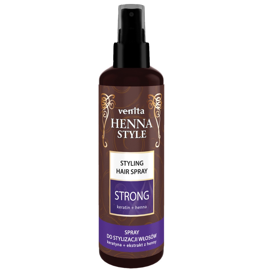 76004671677773531 Henna Style Strong utrwalający spray do stylizacji włosów 200ml - obrazek 1