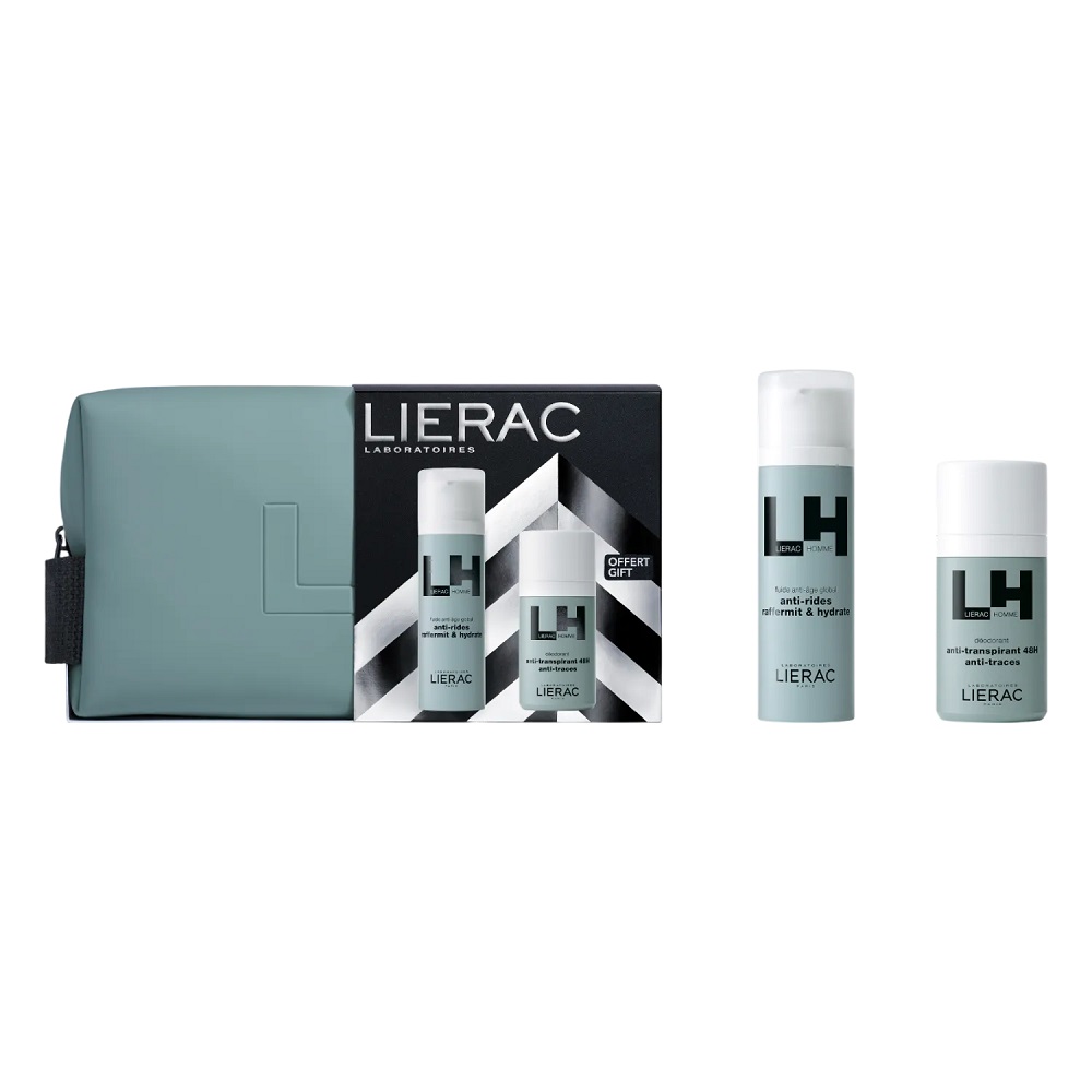 76019621761565978 Homme zestaw emulsja anti-aging 50ml + dezodorant w kulce 50ml + kosmetyczka - obrazek 1