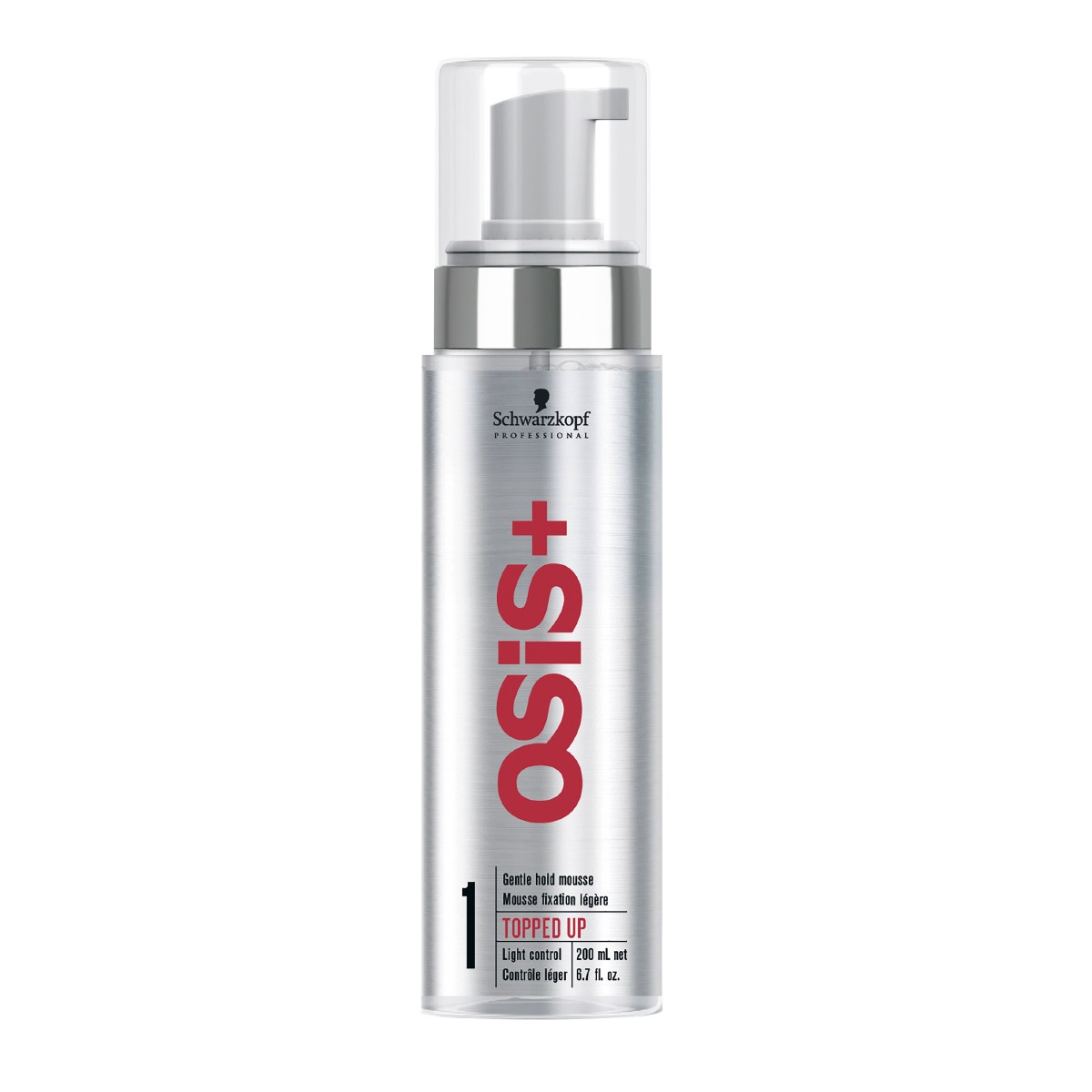 76098491646934685 Osis+ Topped Up delikatna pianka do stylizacji włosów 1 Light Control 200ml - obrazek 1