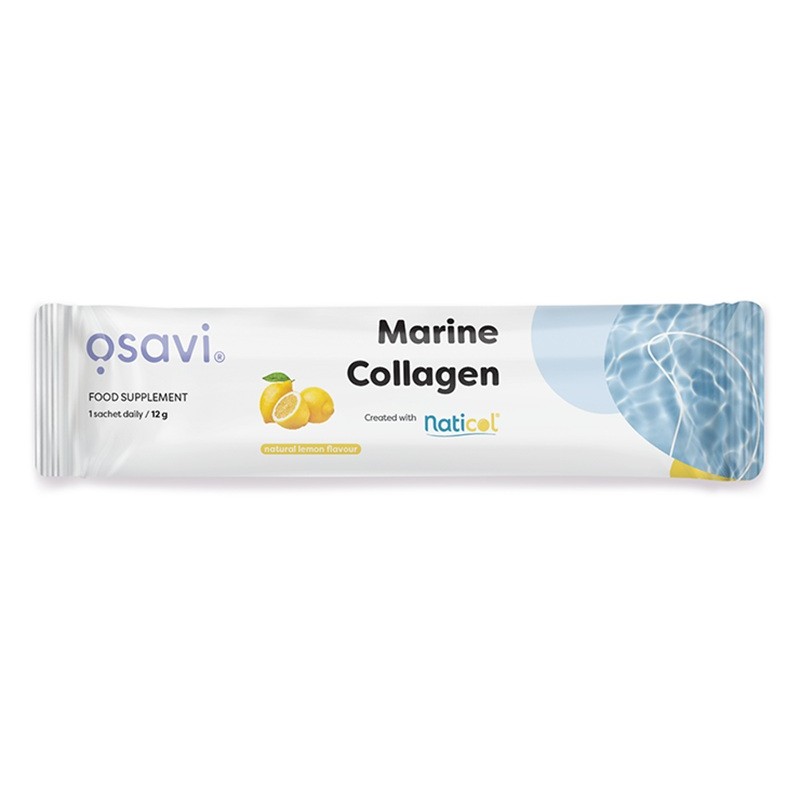 76180661764573463 Kolagen Rybi z Dzikiego Dorsza suplement diety w proszku Cytrynowy 12g - obrazek 1