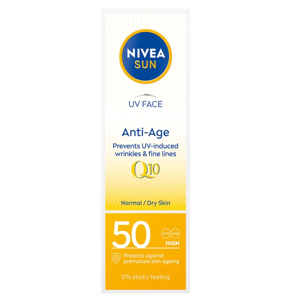 76237321751032820 Sun UV Face Anti-Age Q10 przeciwzmarszczkowy krem przeciwsłoneczny do twarzy SPF50 50ml - obrazek 1