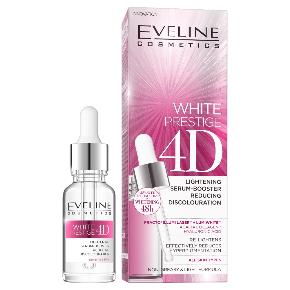 76246431711607393 White Prestige 4D rozjaśniające serum-booster redukujące przebarwienia 18ml - obrazek 1
