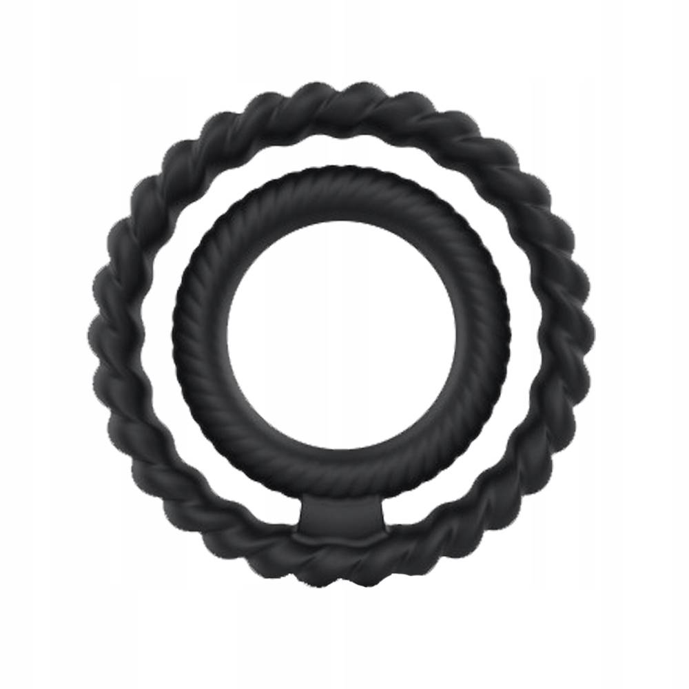76333321661841932 Dual Ring podwójny pierścień na penisa - obrazek 1