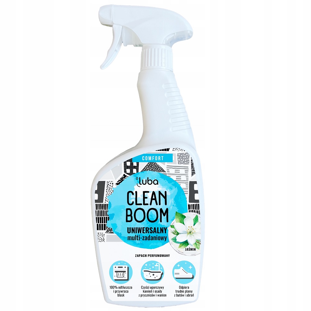 76491731708325656 Comfort Clean Boom uniwersalny płyn do czyszczenia Jaśmin 600ml - obrazek 1