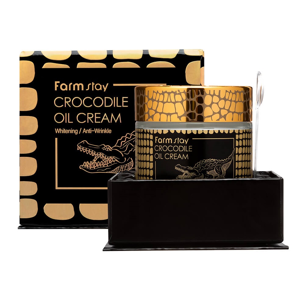 765081695643455 Crocodile Oil Cream krem do twarzy z olejkiem z krokodyla 70g - obrazek 1