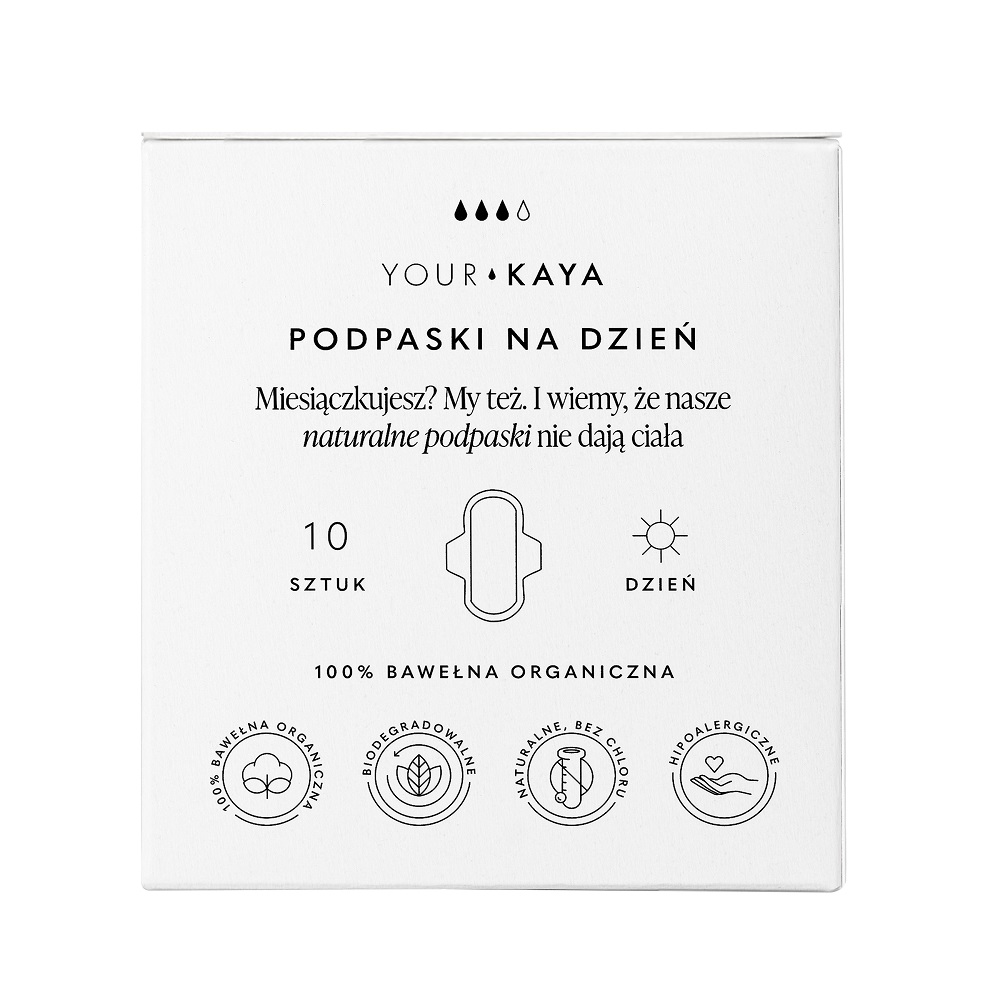 76514201686134739 Organiczne podpaski na dzień 10szt. - obrazek 1