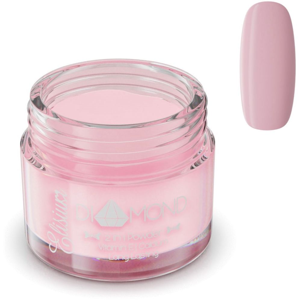 76519891764264603 Diamond 2in1 Powder proszek do manicure tytanowego DP104 Raspberry Pink 23g - obrazek 1