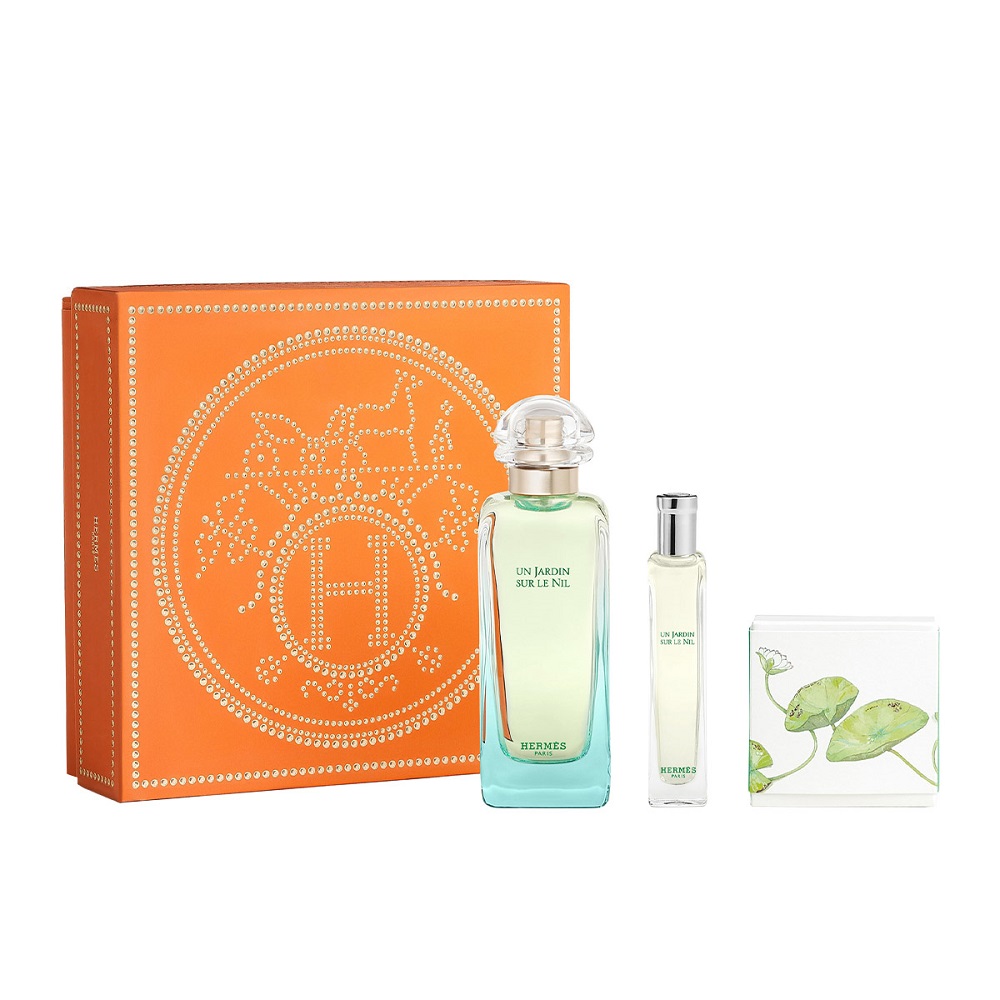 76565791736332334 Un Jardin Sur Le Nil zestaw woda toaletowa spray 100ml + woda toaletowa spray 15ml + mydło w kostce 50g - obrazek 1