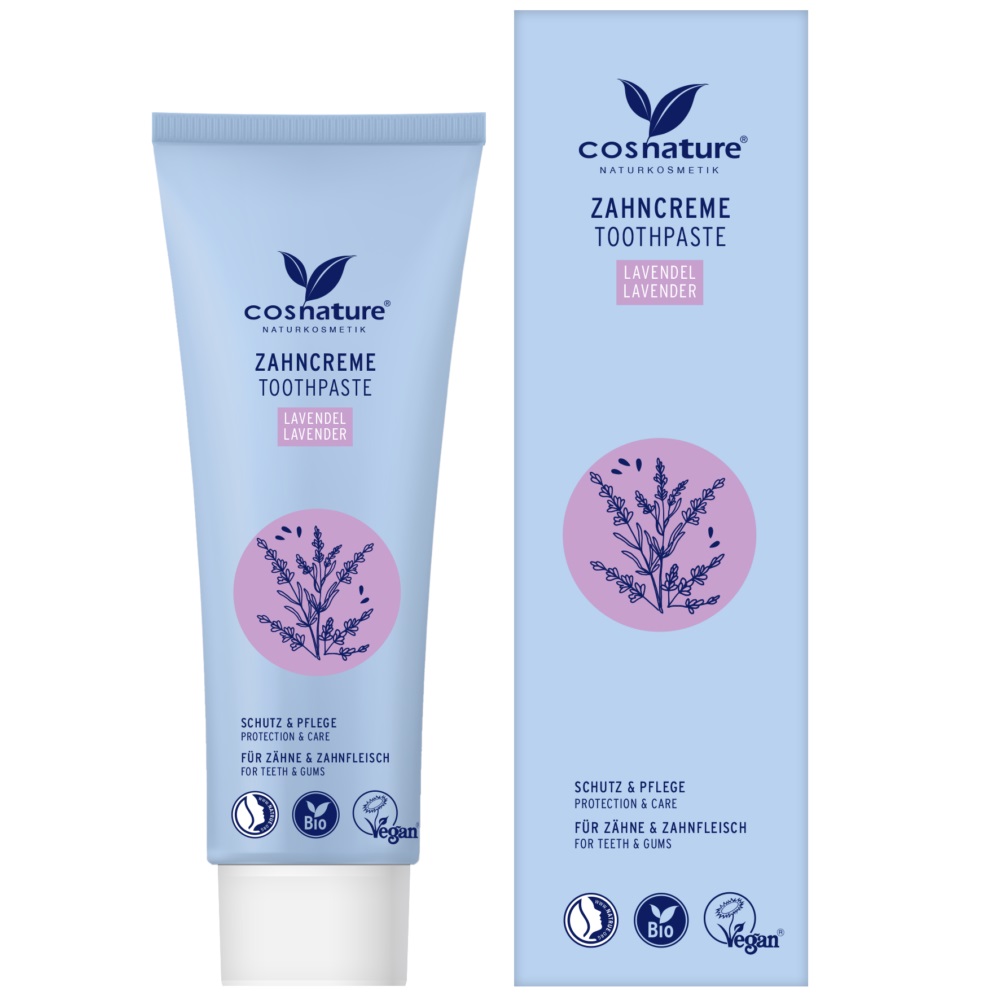 76616531751608308 Toothpaste pasta do zębów z fluorem lawenda/mięta 75ml - obrazek 1
