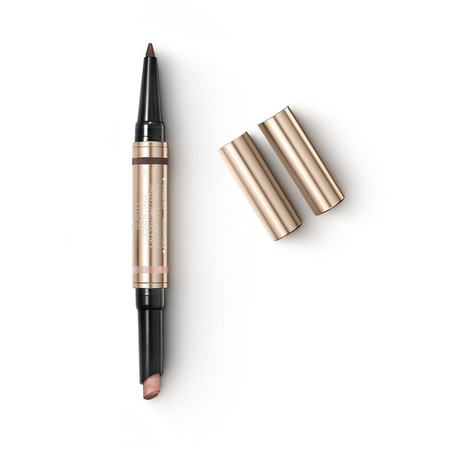 KC000000606004B Beauty Essentials 3-In-1 12h Long Lasting Eyeshadow & Eyepencil cień i kredka do oczu o trwałości do 12h 04 Take Your Time 0.8g - obrazek 1