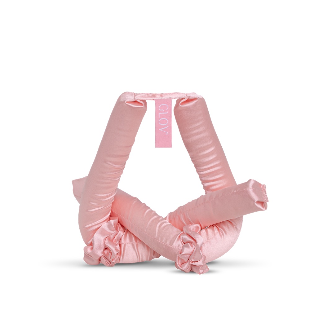 76706931764846084 Satin CoolCurl innowacyjna lokówka do kręcenia włosów bez użycia ciepła + frotki 2szt Pink - obrazek 1