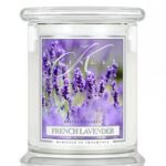 Średnia świeca zapachowa z dwoma knotami French Lavender 411g