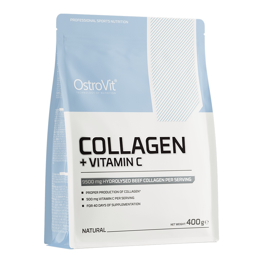 76747581752838354 Collagen + Vitamin C suplement diety w proszku 400g - obrazek 1