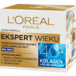 Ekspert Wieku 40+ przeciwzmarszczkowy krem nawilżający na noc 50ml