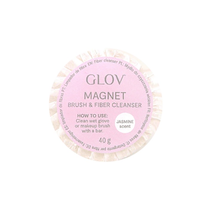 76782671675678626 Magnet Cleanser mydełko w kostce do czyszczenia rękawic i pędzli do makijażu Pink 40g - obrazek 1