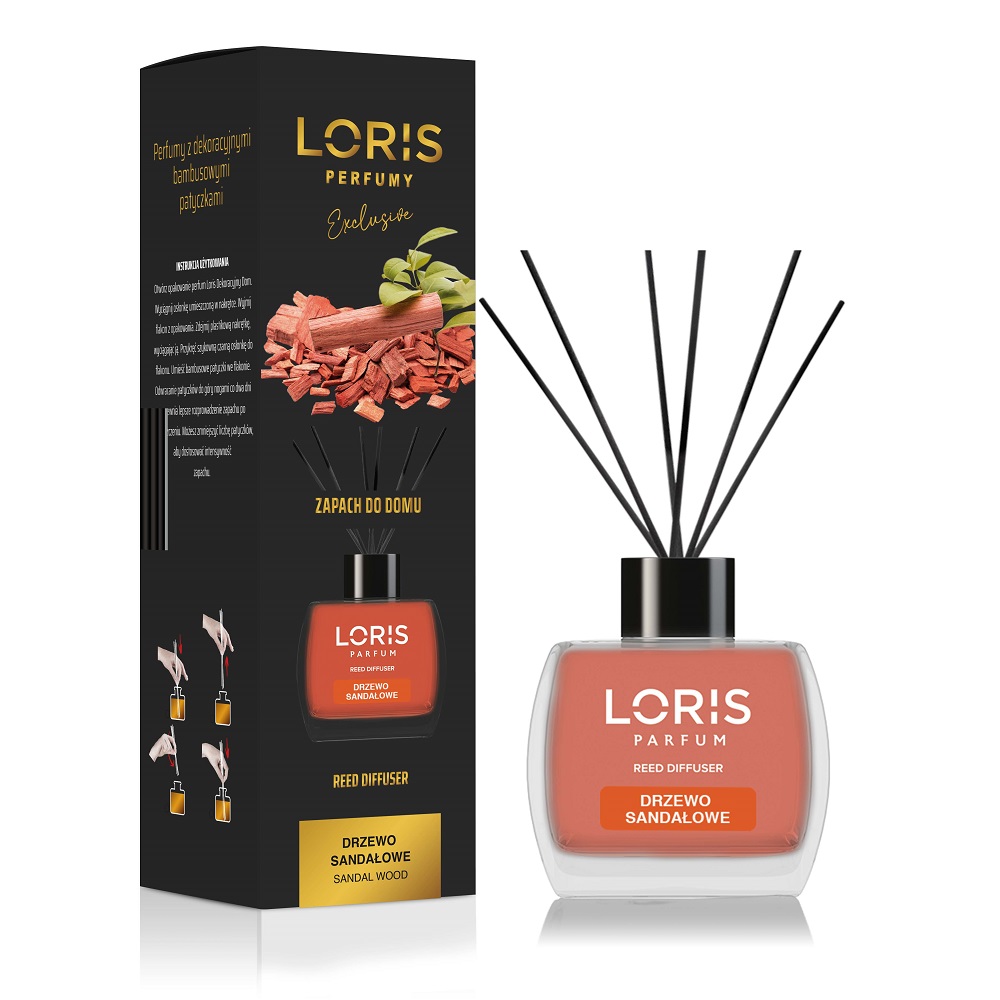 76806741687434210 Reed Diffuser dyfuzor zapachowy z patyczkami Drzewo Sandałowe 120ml - obrazek 1