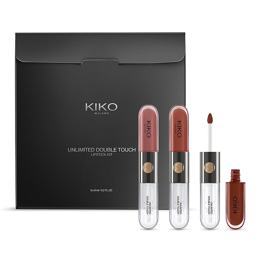 76837841647861939 Unlimited Double Touch Lipstick Kit zestaw dwuetapowych płynnych pomadek do ust 3x6ml - obrazek 1