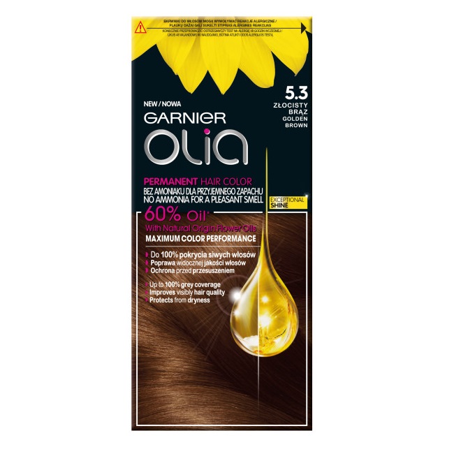 76866321610085516 Olia farba do włosów 5.3 Złocisty Brąz - obrazek 1