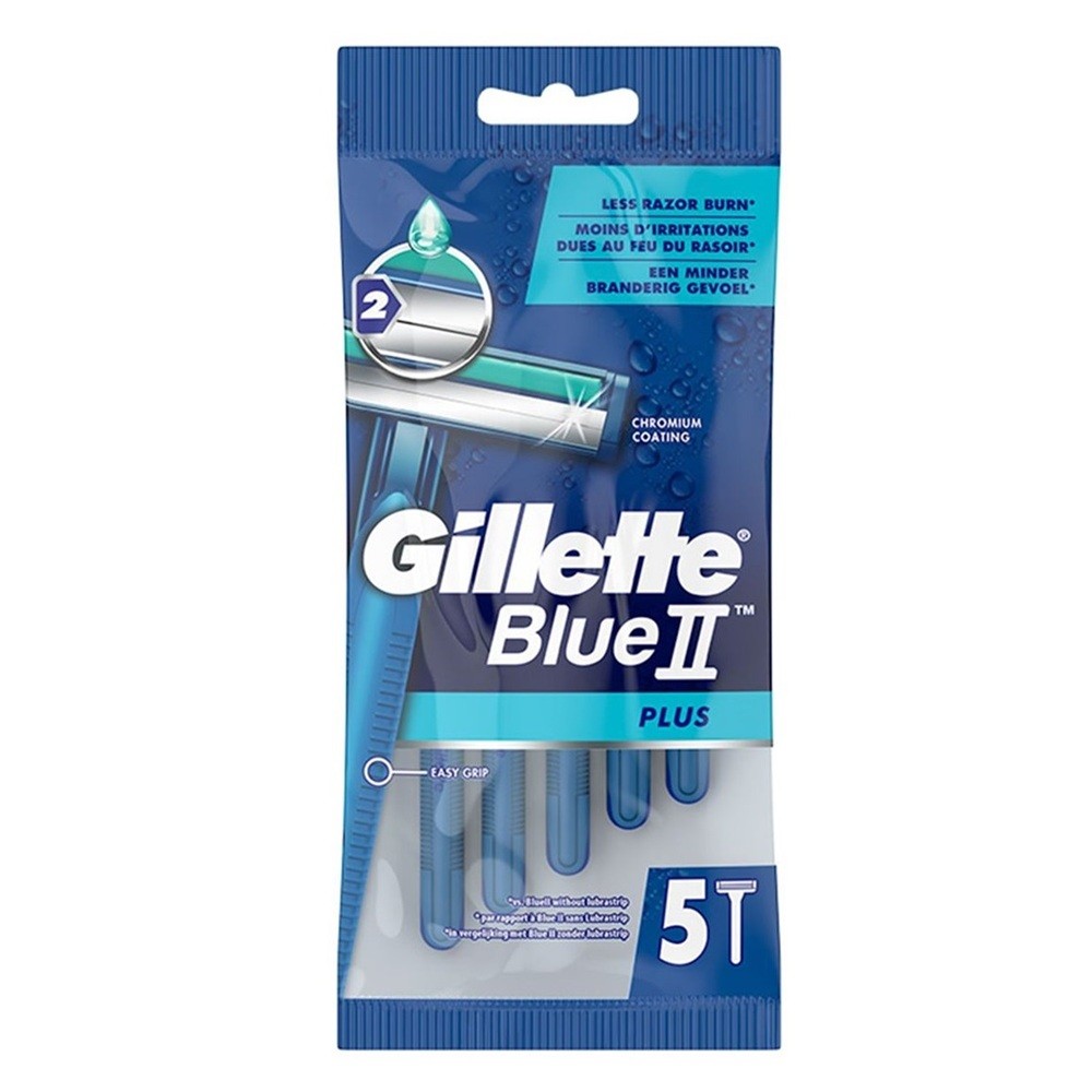 76882991773928035 Blue II Plus jednorazowe maszynki do golenia 5szt. - obrazek 1