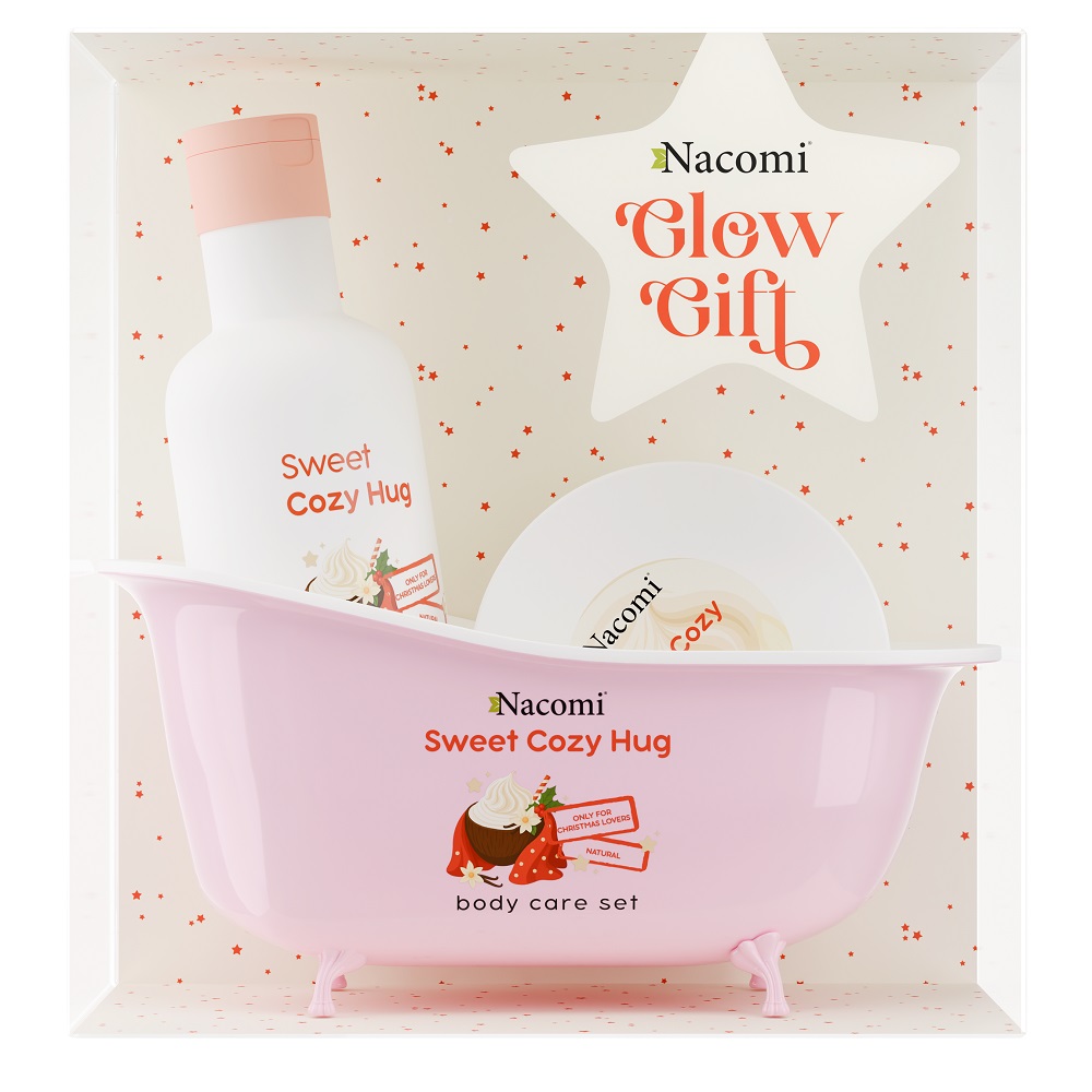 7690721762539898 Sweet Cozy Hug zestaw żel pod prysznic 300ml + kremowe masło do ciała 100ml - obrazek 1