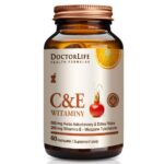 C & E witamina C + E 400 z Dziką Różą suplement diety 60 kapsułek