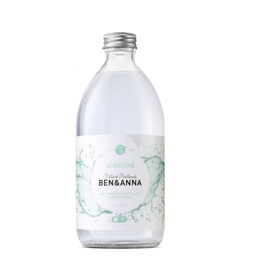 77045121571931984 Natural Mouthwash naturalny płyn do płukania jamy ustnej z aloesem szałwią i olejkiem miętowym 500ml - obrazek 1