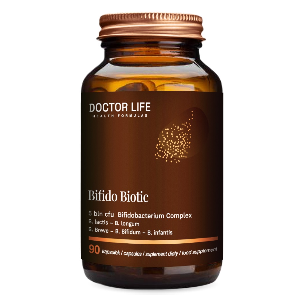 77139871728306391 Bifido Biotic wsparcie mikrobioty jelitowej suplement diety 90 kapsułek - obrazek 1