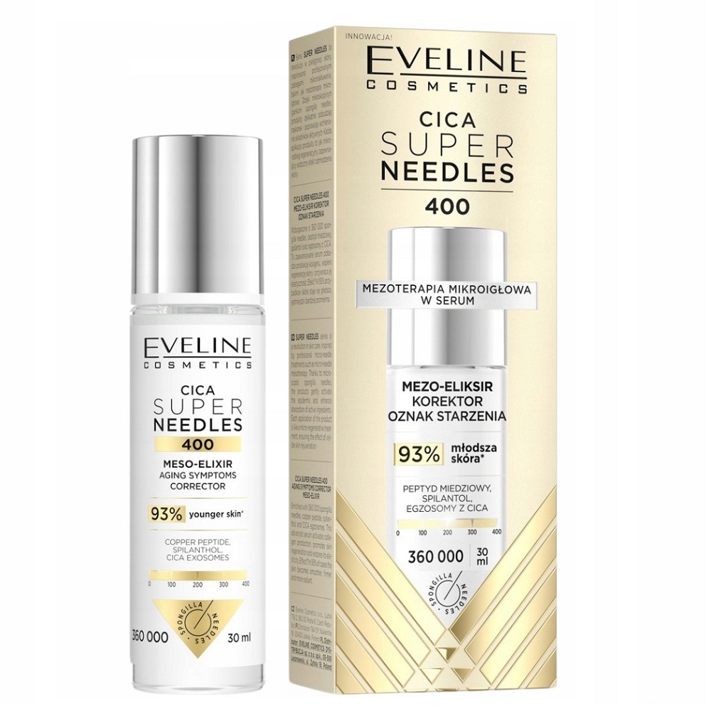 77161121749625162 Cica Super Needles 400 mezo-eliksir korektor oznak starzenia 30ml - obrazek 1