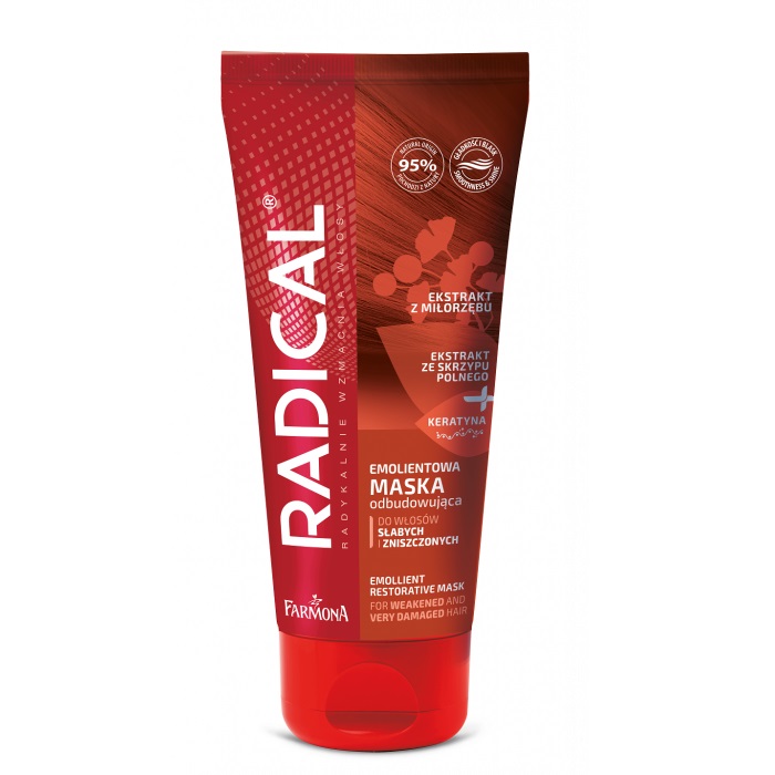 77173101695041428 Radical emolientowa maska odbudowująca do włosów 100ml - obrazek 1