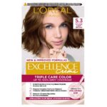 Excellence Creme farba do włosów 5.3 Jasny Złocisty Brąz