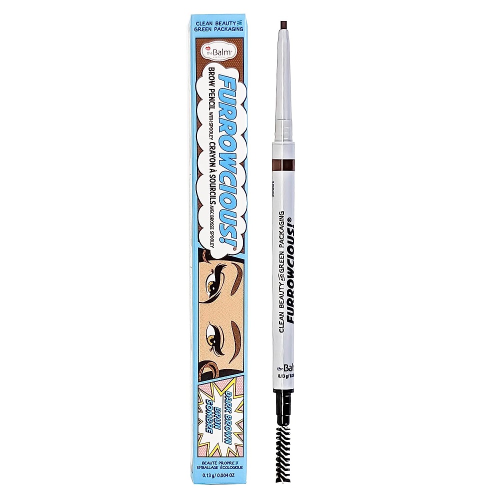 7728181687762045 Furrowcious! Eyebrow Pencil kredka do brwi ze szczoteczką Dark Brown 0.13g - obrazek 1