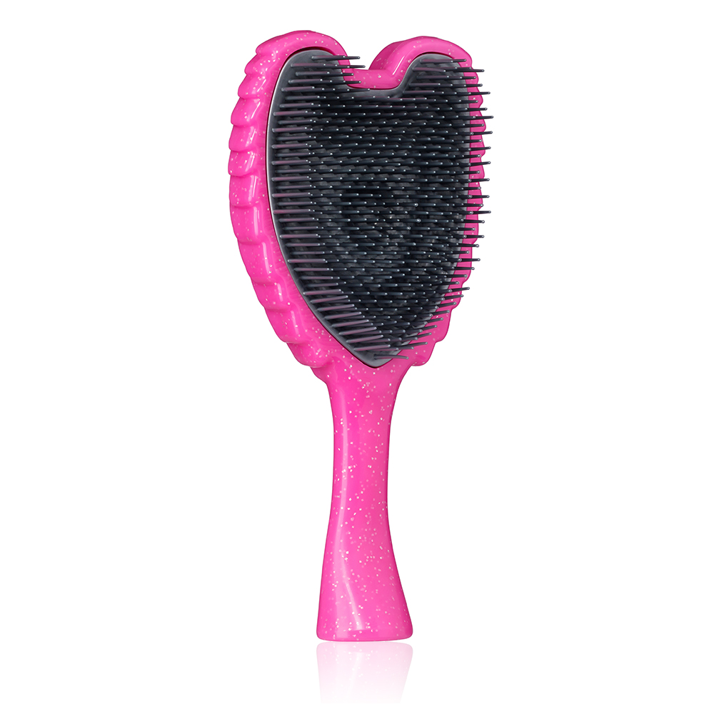 77335621625641695 Reborn Angel Detangling Hairbrush szczotka do włosów Pink Sparkle - obrazek 1