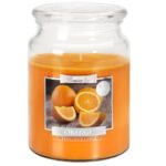 Świeca zapachowa w szkle Pomarańcza 500g