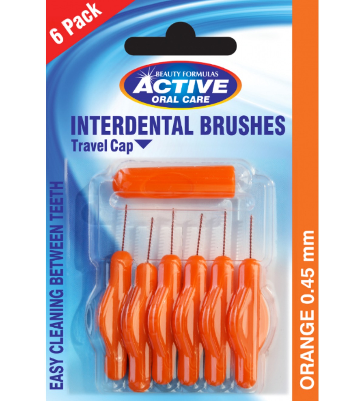 77375681588591372 Interdental Brushes czyściki do przestrzeni międzyzębowych 0.45mm 6szt. - obrazek 1
