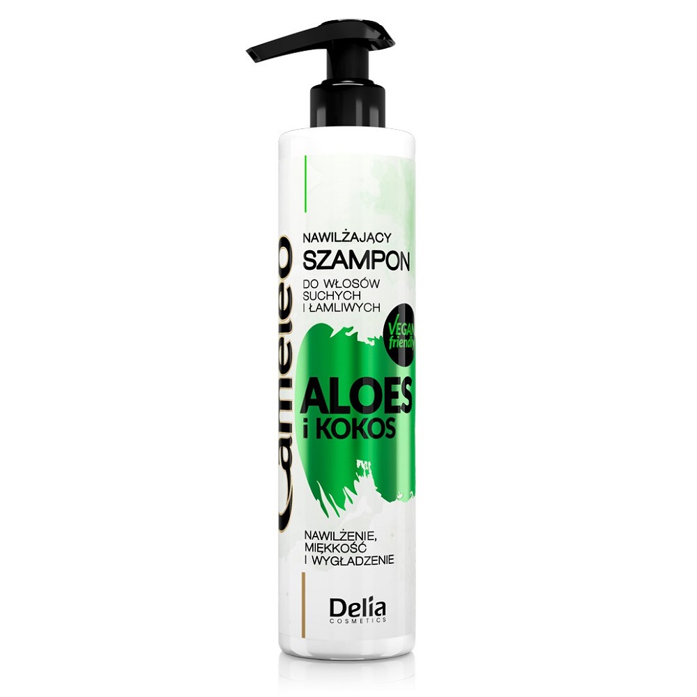 77378771694085019 Aloes i Kokos nawilżający szampon do włosów suchych i łamliwych 250ml - obrazek 1