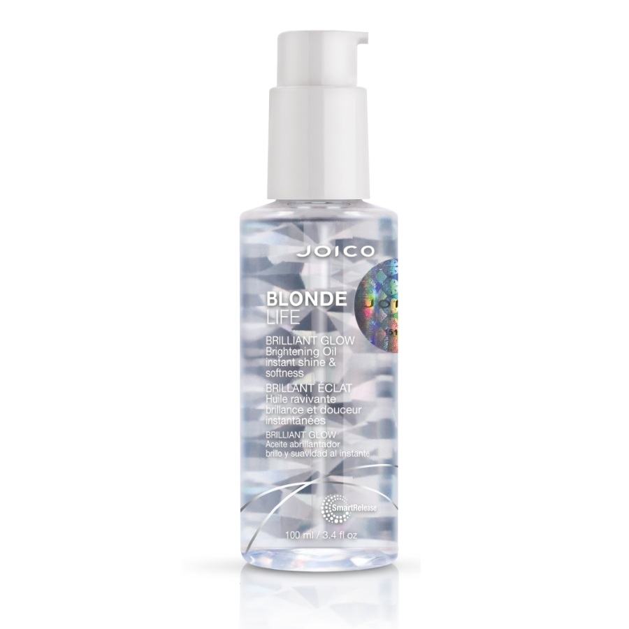77380871684410994 Blonde Life Brilliant Glow Brightening Oil olejek do włosów blond 100ml - obrazek 1