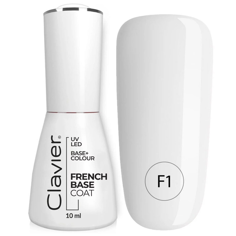 77433351697789461 Luxury French Base kolorowa baza hybrydowa F1 Milky Way 10ml - obrazek 1