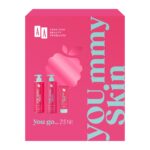 You.mmy Skin Raspberry Zen zestaw multinawilżający olejkowy żel pod prysznic 400ml + nawilżająco-łagodzący krem do ciała 400ml + odżywczy krem do rąk 75ml