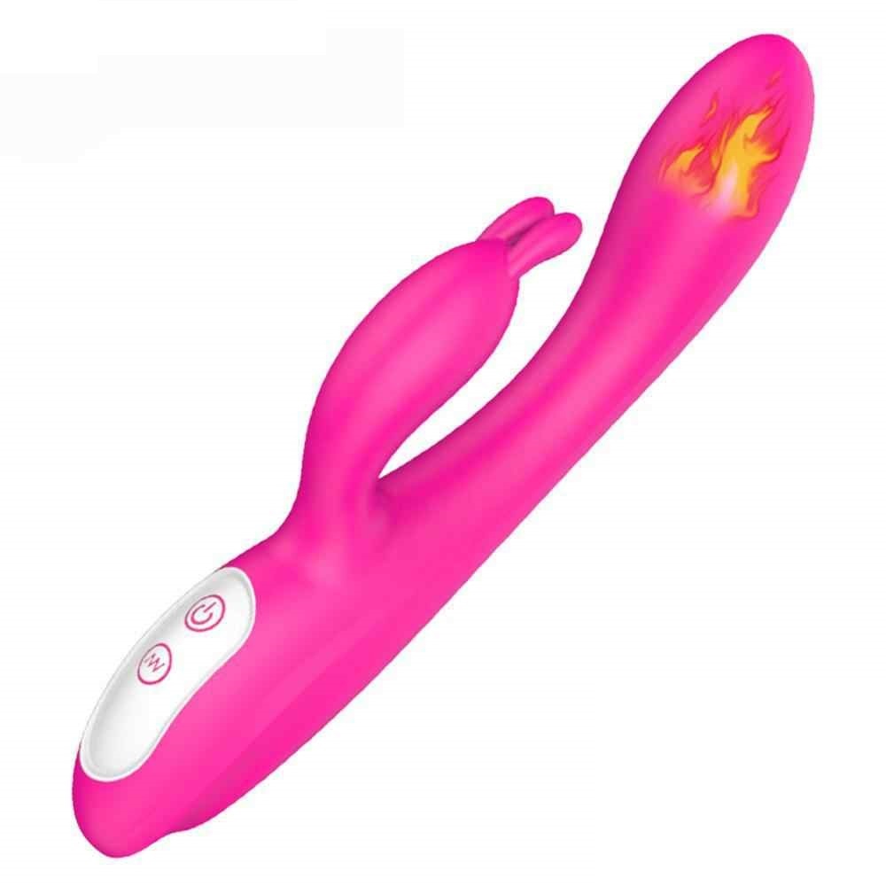 77537271635328154 Naughty wibrator podgrzewany z 9 trybami wibracji Red Rose - obrazek 1