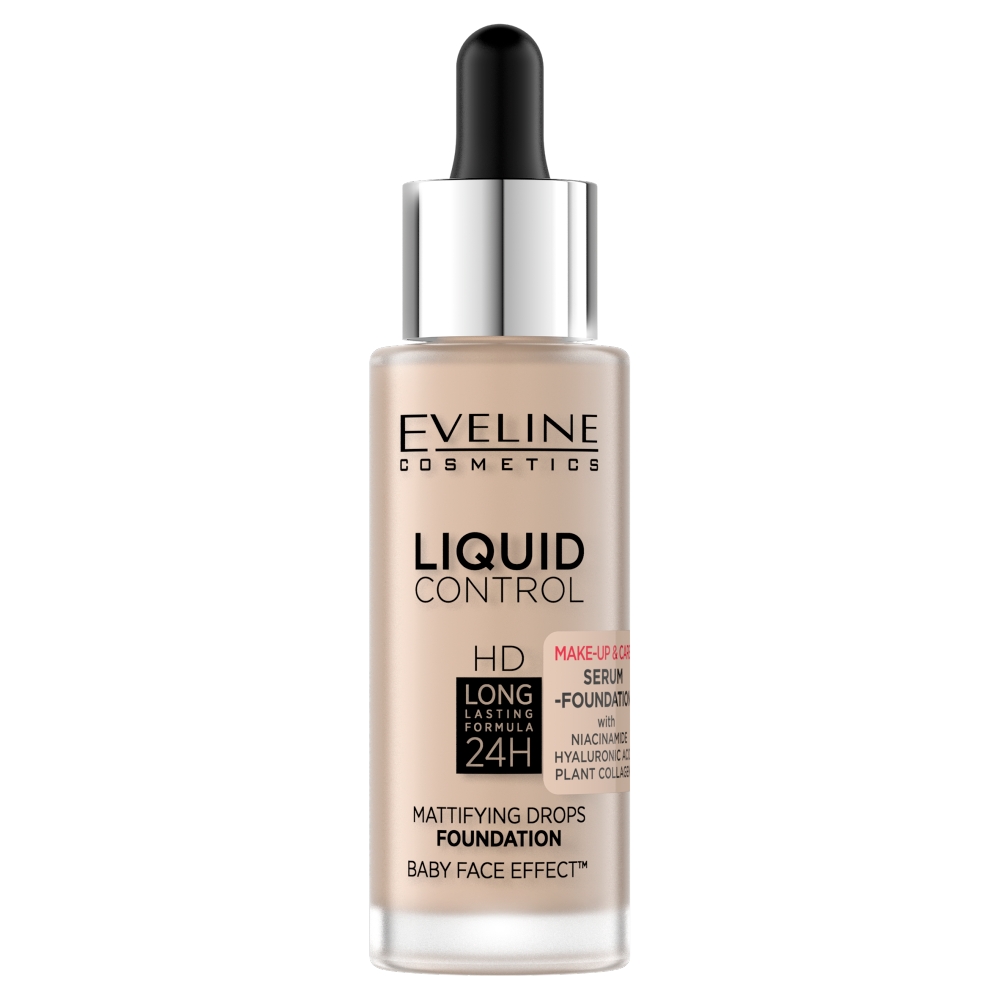77551231708524605 Liquid Control HD matujący podkład do twarzy z niacynamidem 010 Light Beige 32ml - obrazek 1